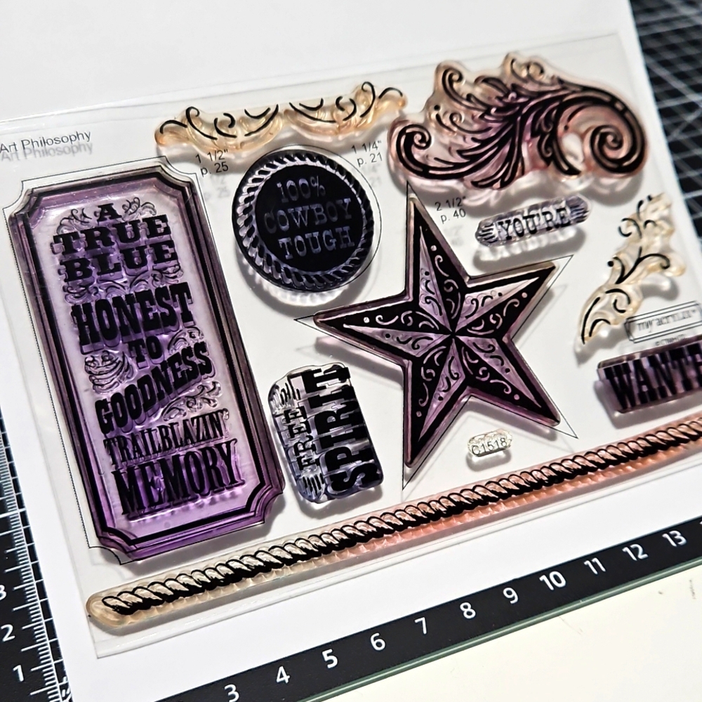 Dakota Scrapbooking Workshop Flair CTMH Clear stamp set my Acrylix